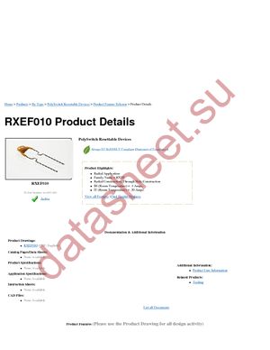 RXEF010 datasheet  
